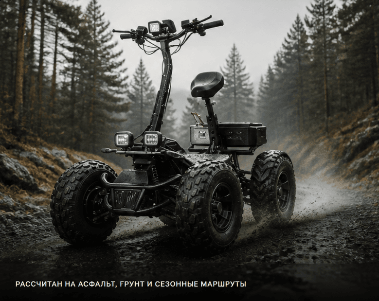 ИМПУЛЬС на реальной дороге вне асфальта
